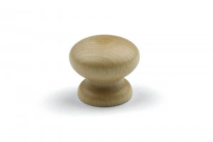 TULIP Knob Adam varnished beech + screw