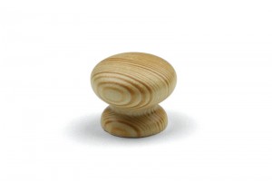 TULIP Knob Adam varnished pine + screw