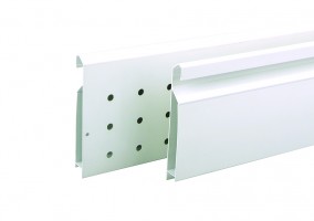 StrongBox raised sides, double 450 mm white