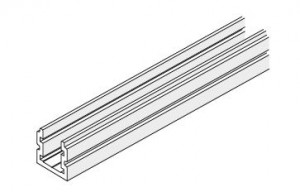 HAWA 15554 lower guide profile 4000mm alu elox