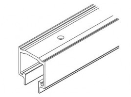 HAWA 16853 upper guide 4000mm alu elox