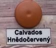 Cover cap of cross screw calvados brown-red