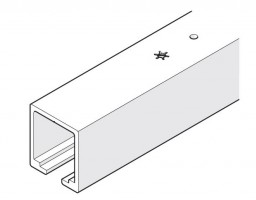 HAWA 14868 sliding interior fitting 120kg bar 4m anodized