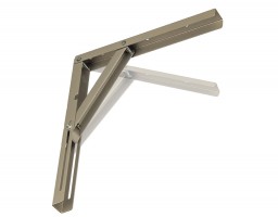 Folding bracket 300mm satin