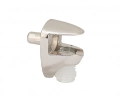 IF-support for glass shelves Cobra nickel 5 - 6 mm