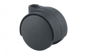 TENTE Swivel castor A520POI040L51- 8 black, 40 mm, without attachment