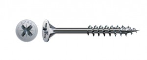 SPAX screw 4x60/35 countersunk head PZ, W, 4C MH, partial thread