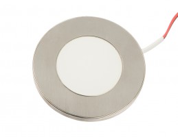 LED spotlight BAILEN 12V 3W brushed steel cold white
