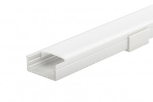 StrongLumio LED profile Fanto, anodised silver, 2000 mm