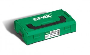 SPAX kufřík L-BOXX mini s TXS vruty 6 rozměrů + 3 bity