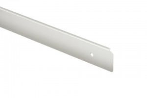 Finishing rail for worktop 38 aluminum left