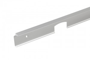 Corner connecting strip for worktops 38 aluminium L/P