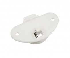 STRONG plastic door fittings top guide white