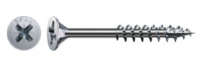 SPAX screw 5x90/61 countersunk head PZ, W, 4C MH, partial thread