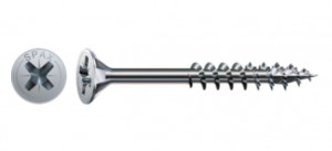 SPAX screw 5x120/69 countersunk head PZ, W, 4C MH, partial thread