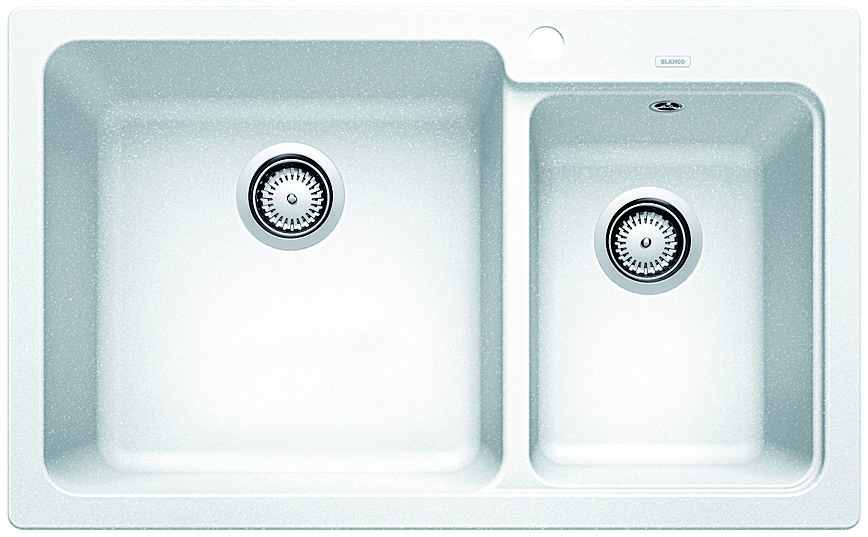 BLANCO 519649 Sink Naya 8 white without outflow remote control 