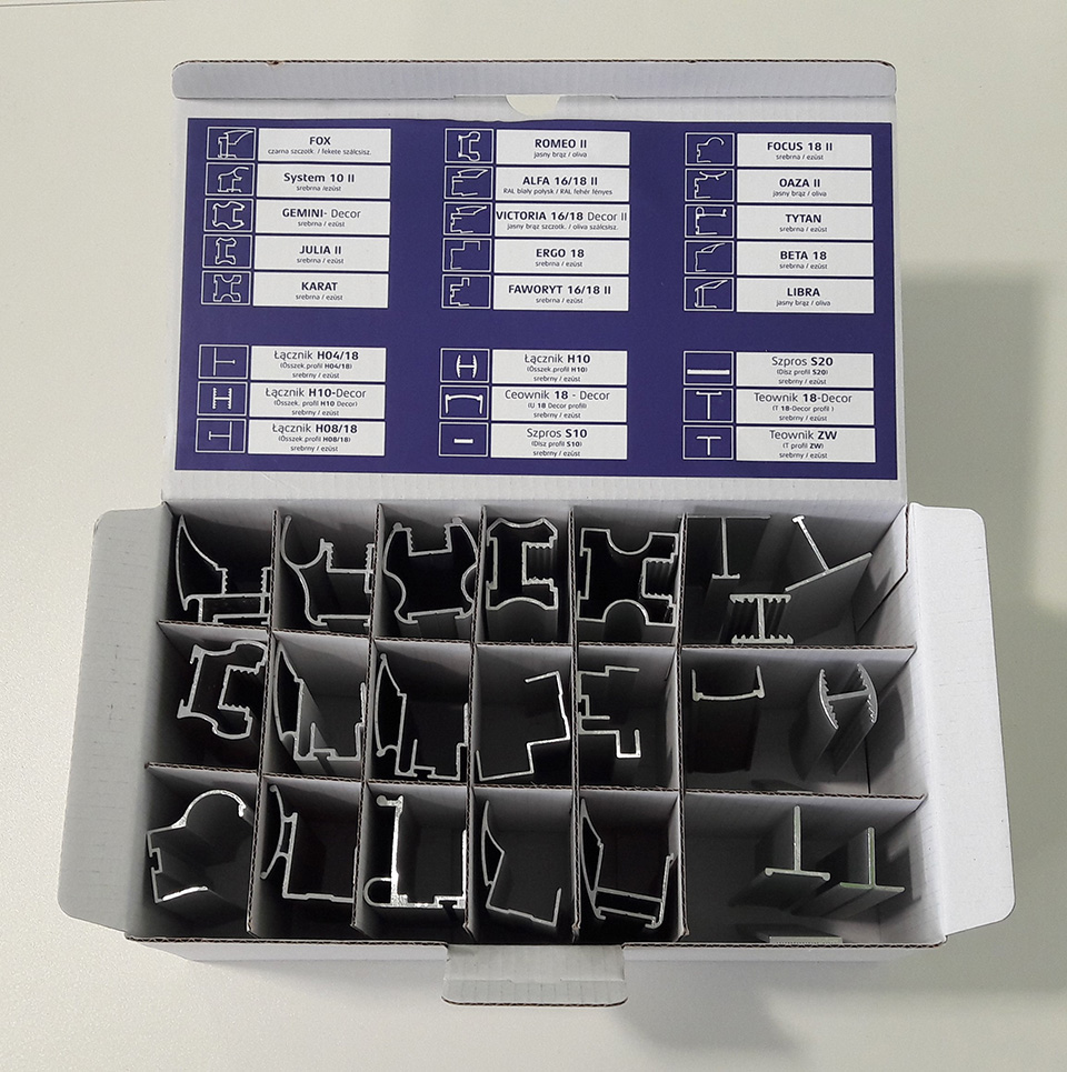 SEVROLL sampler of profiles (box) | Démos trade a.s.