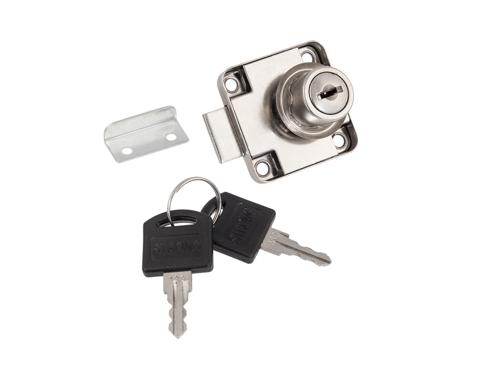 STRONG drawer lock, sheet metal Démos trade a.s.