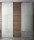 TERNO Vetro 40 fitting set for glass doors 120kg with absorber