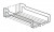 KES 217781 Dispensa all wire silver 300mm