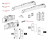 TERNO Diva Fluid set for wooden/glass doors, damper, 30-80kg silver/black