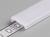 StrongLumio cover strip C for LED profiles, clip-on, milky, 3000mm