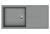 Strongsinks S3 Sink Granit Labe 1000 1000X500Mm With Drainer Grey