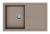 Strongsinks S3 Sink Granit Labe 780 780X500Mm With Drainer beige