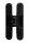KK Door hinge Kubica 5080 black (80kg)