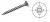 StrongFix Screw PZ 3,5x16 with countersunk head white zinc PZ2