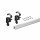 HETTICH 9279123 WingLine L upper guide profile 1200 mm anodized aluminum