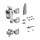 HETTICH 9278486 WingLine L up to 25 kg, Pull to move silent gray right
