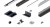 HAWA 31514 Folding Concepta III 20/25, track set 2 doors left, alum. anodized
