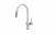 StrongSinks S5 Sink mixer tap Neris with pull-out sprayer, grey