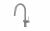 StrongSinks S5 Sink mixer tap Neris with pull-out sprayer, grey