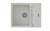 Strongsinks S3 Sink Granit Vardar 615 615X500Mm With Drainer And Bowl White