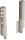 HETTICH 9132256 Arcitech back clamp 186 L champagne