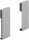HETTICH 9123086 ArciTech connector set for inner drawer front 126mm silver