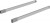 HETTICH 9122033 ArciTech railing 650 mm silver L